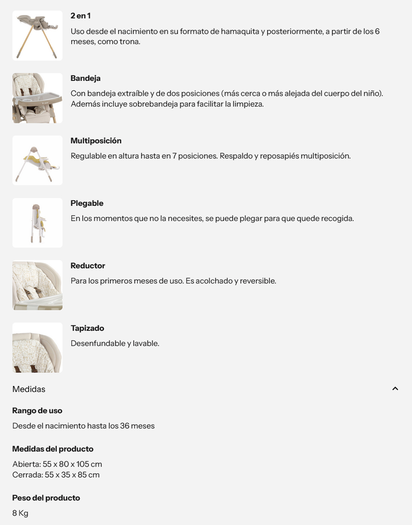 Jane trona MILA con reductor