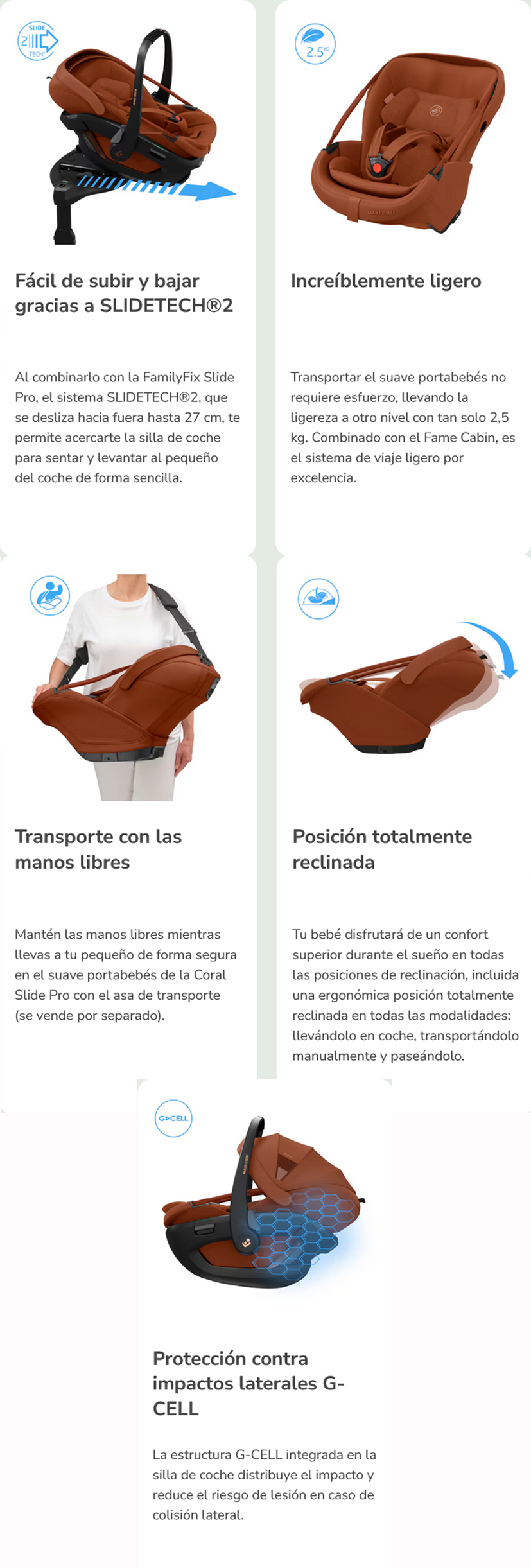 maxicosi coral slide pro
