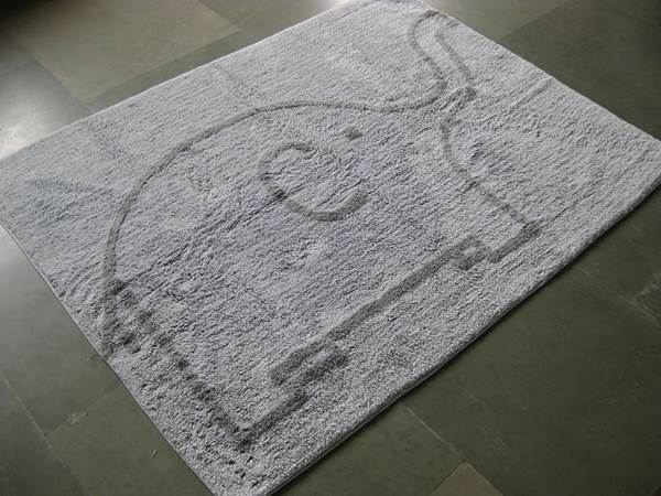 Alfombra Elefante 120x160 cms 100% Algodón