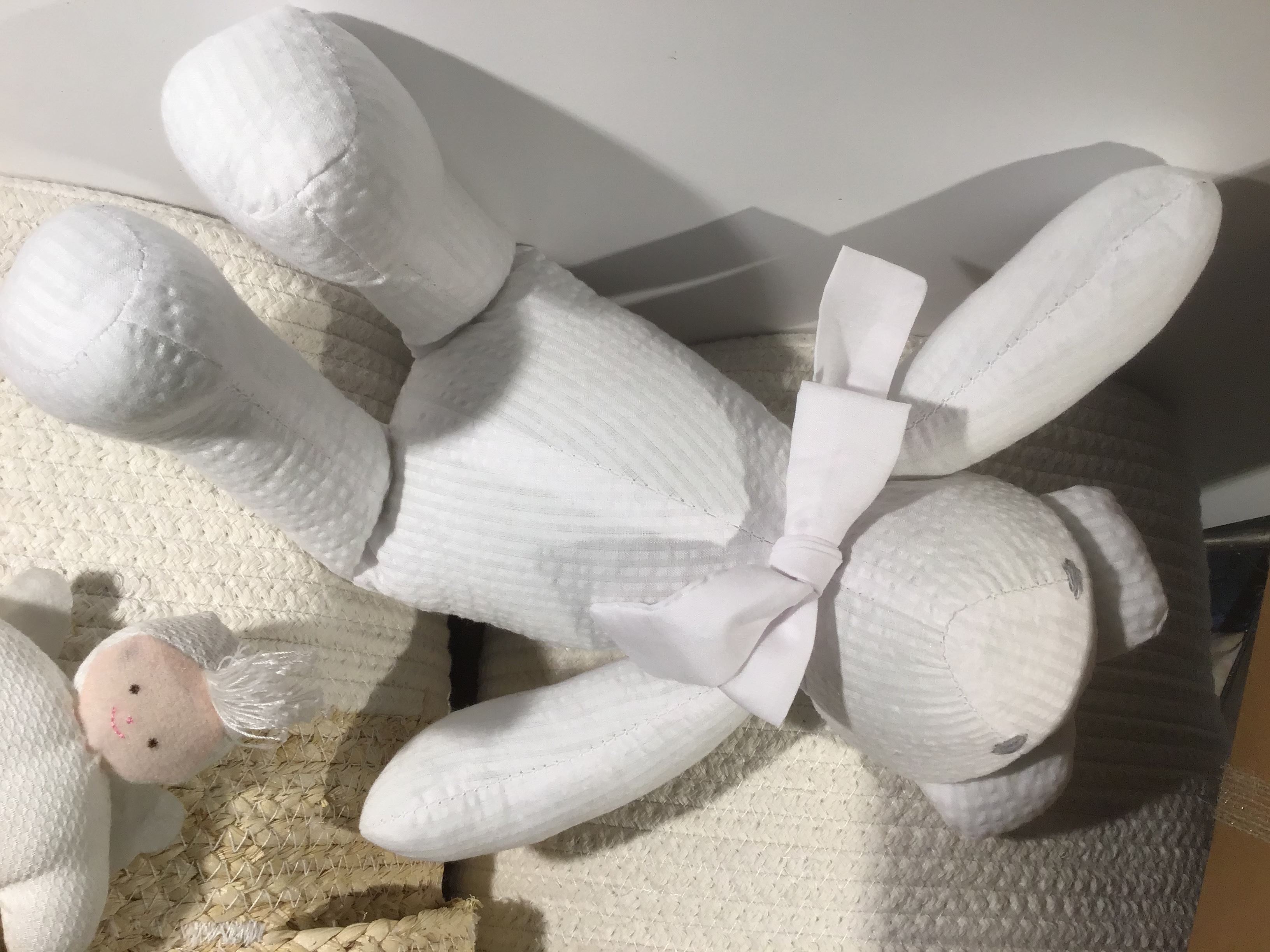 osito trapo 37cm blanco