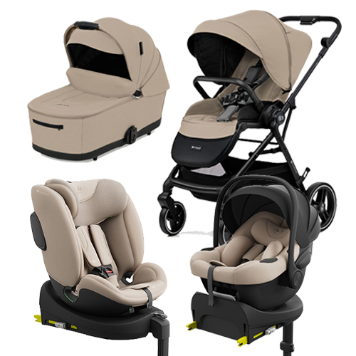 Coche YOXI TRIO con base y silla auto hasta 150cm