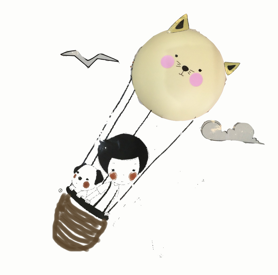 Lampara de pared FLYING GIRL