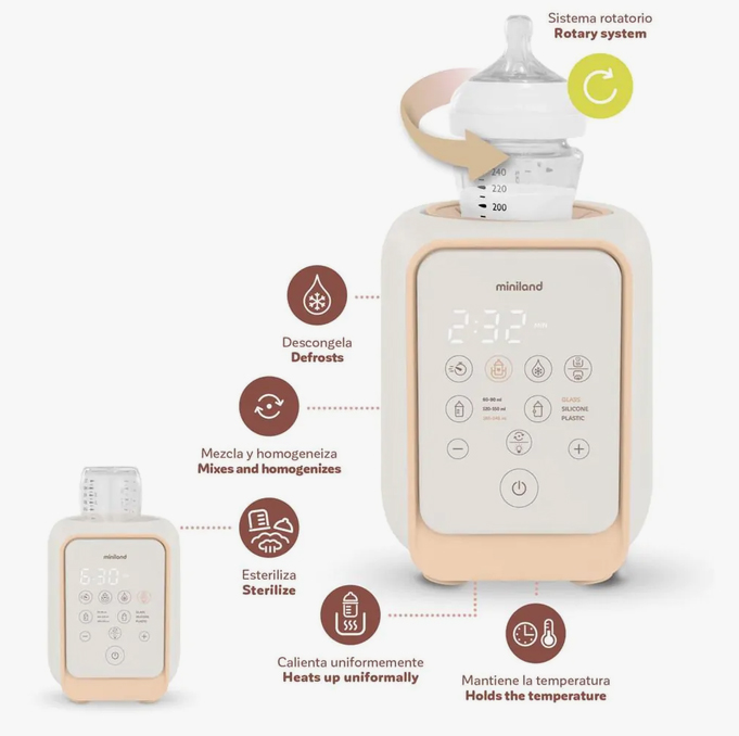 Calienta biberones-esterilizador WARMY TWIST