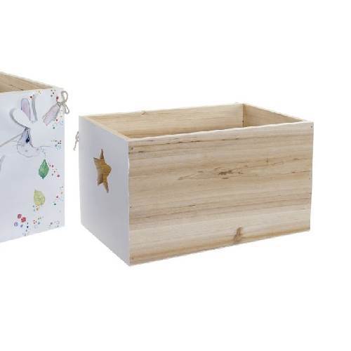 Cajas de madera Conejito blanco