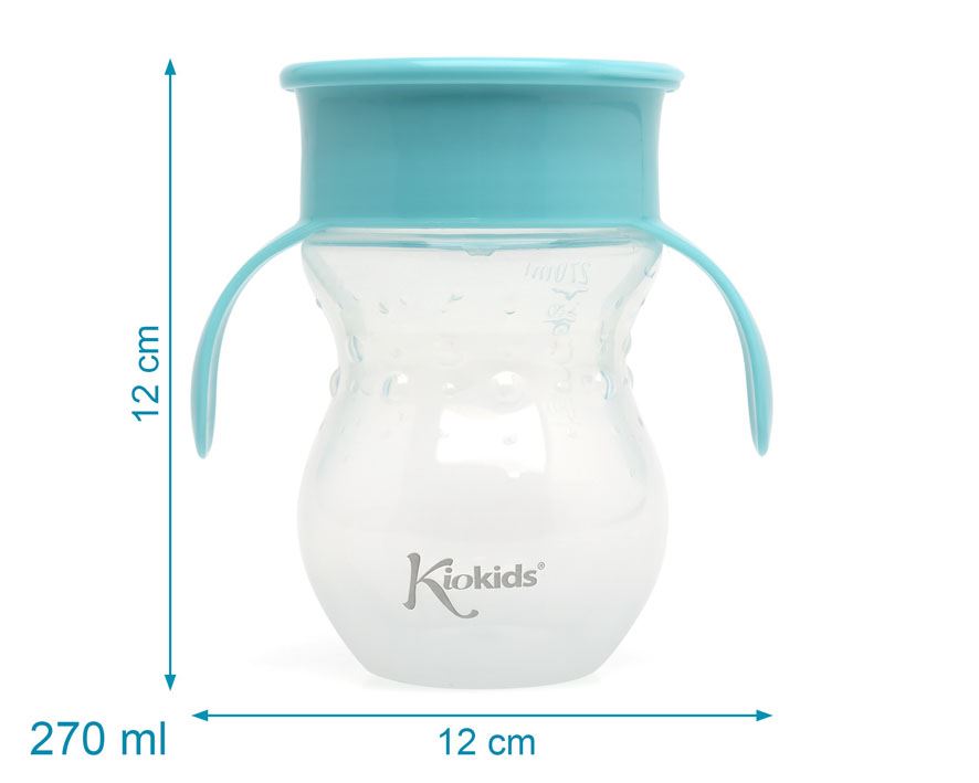 Taza aprendizaje azul 270ml