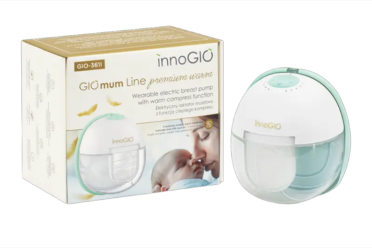 GIOmum Line Premium Warm – Extractor eléctrico portátil con función térmica