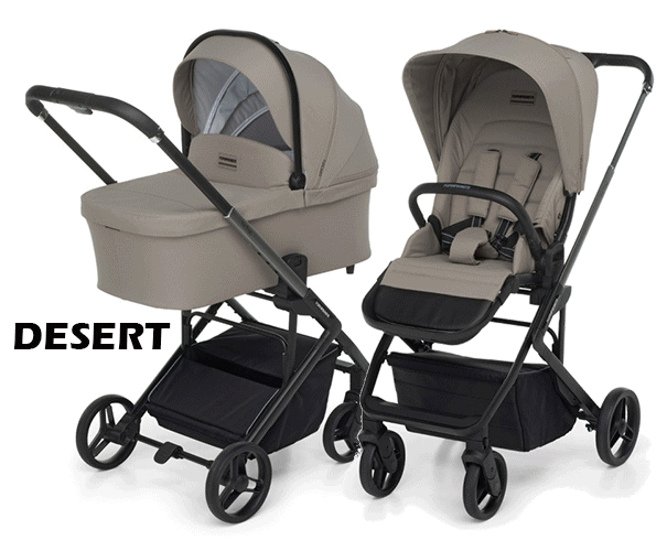 Coche TICTOC 5 pzas. silla, capazo, portabebes, base y silla hasta 12 años