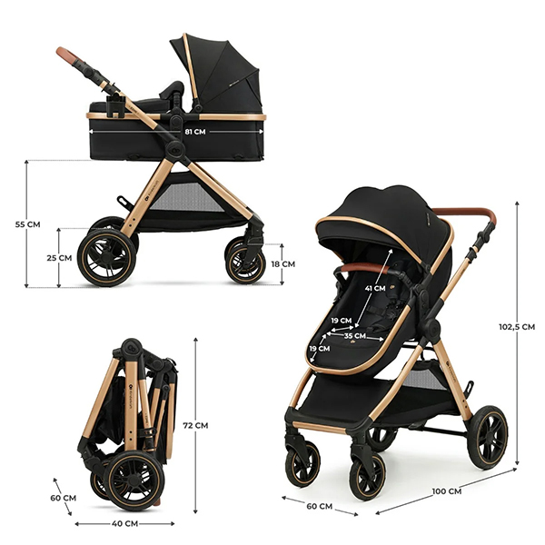 Coche trio ESME capazo convertible en silla