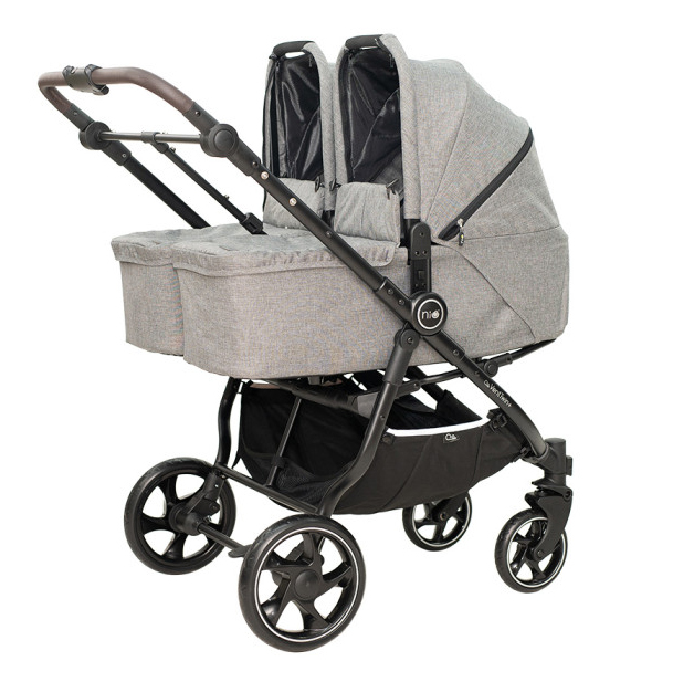 Coche gemelar VENT TWIN silla 2 capazos.