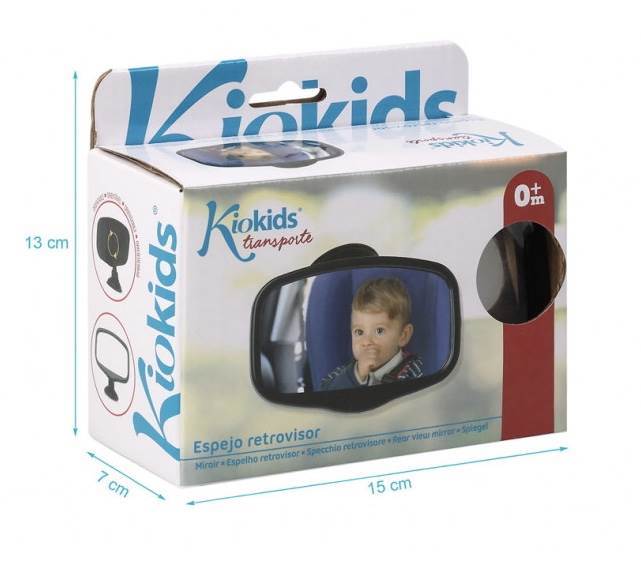 Espejo retrovisor 15x9cm