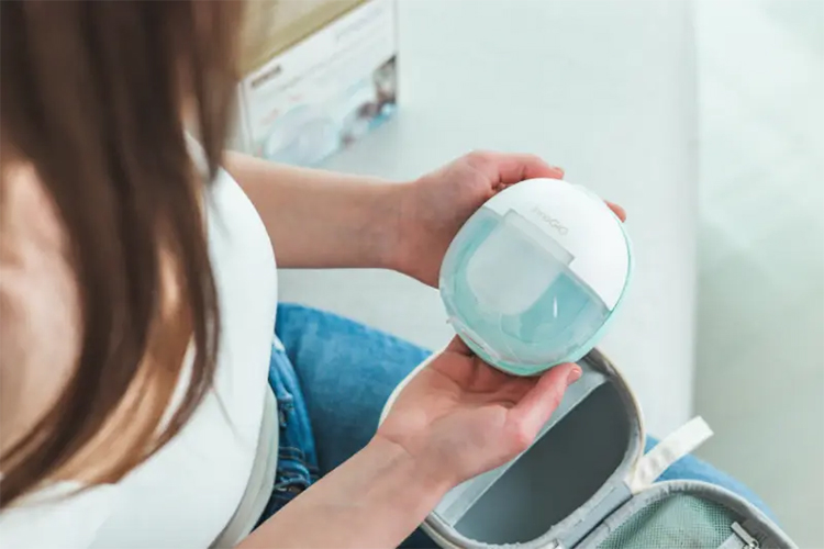 GIOmum Line Premium Warm – Extractor eléctrico portátil con función térmica