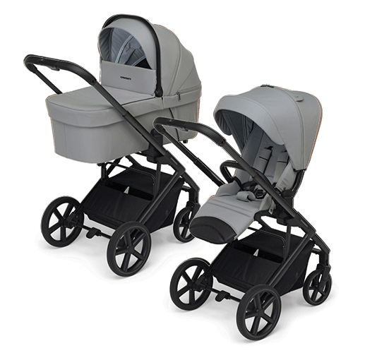 Coche TICTOC PRO 5 pzas. silla, capazo, portabebes, base y silla hasta 12 años