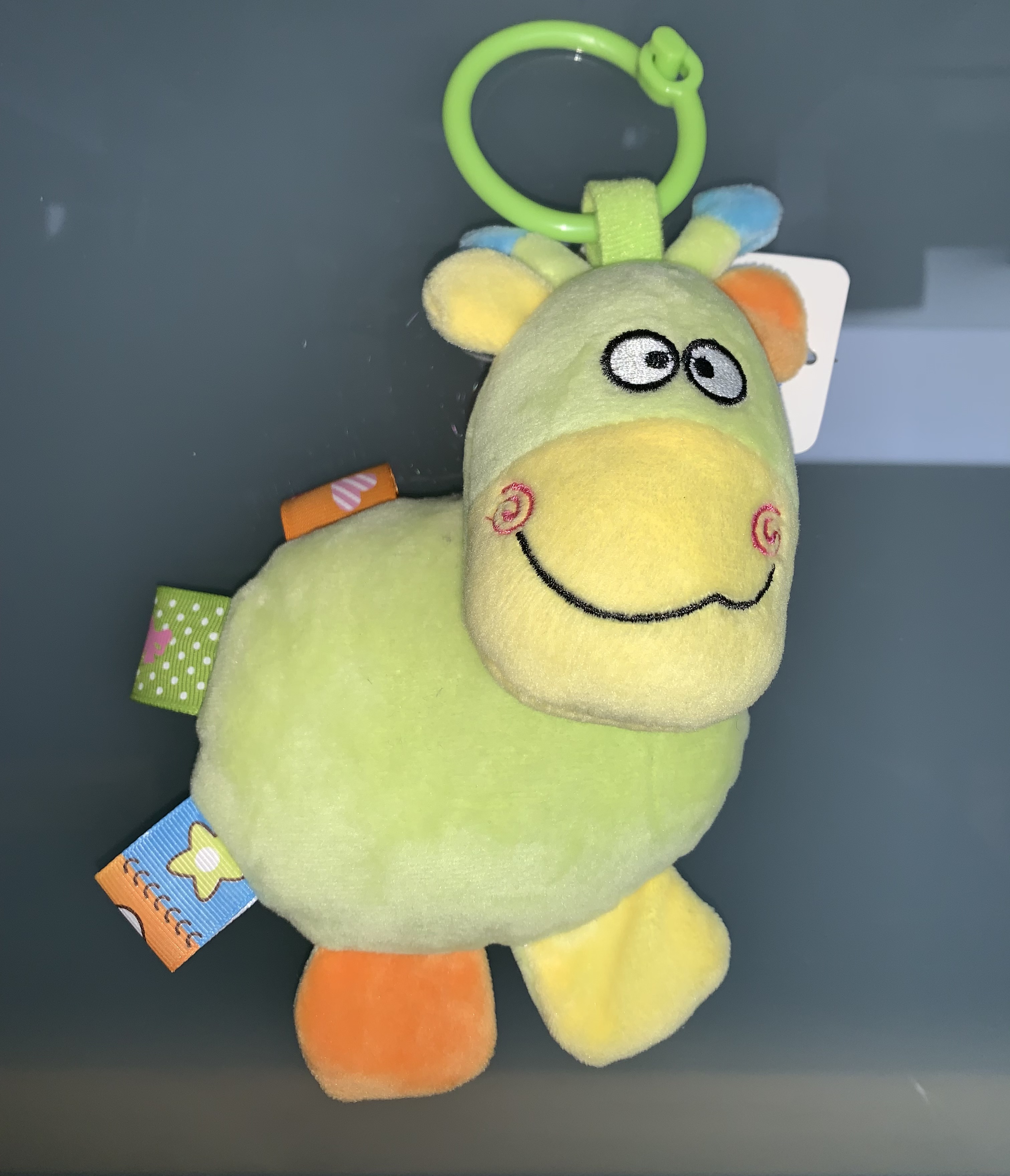 peluche sonajero animal 15cm-