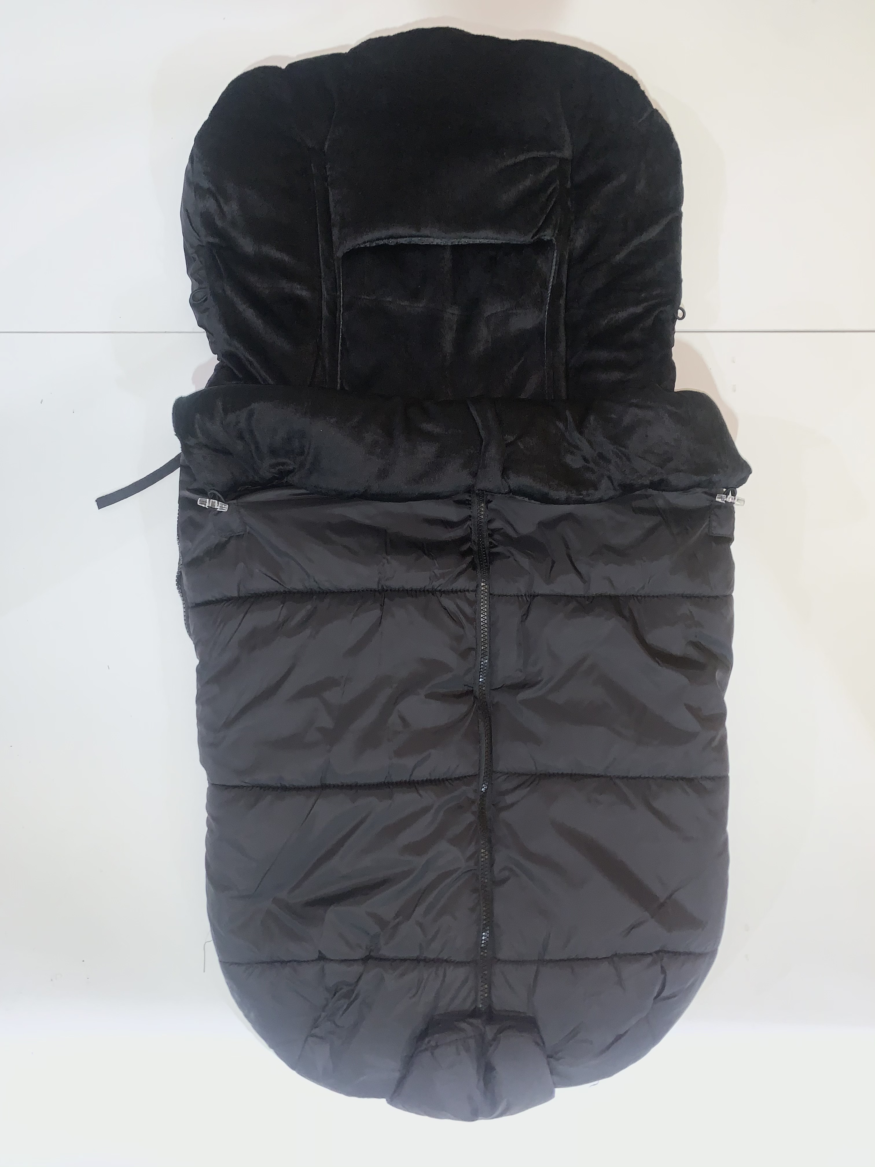 Saco silla polar/impermeable basico negro