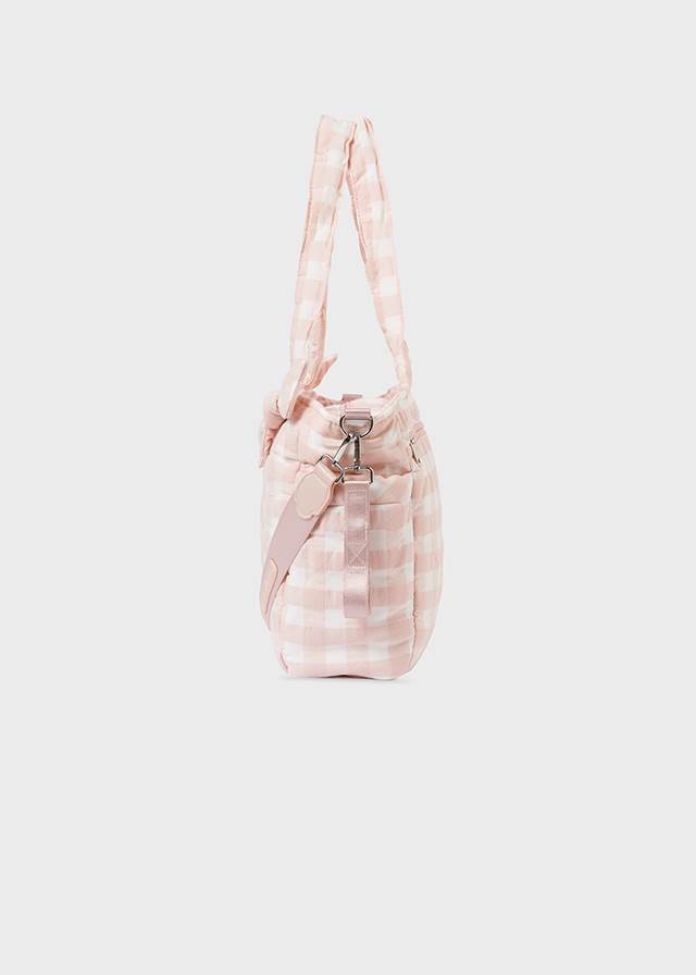 Bolso canastilla cuadros vichy