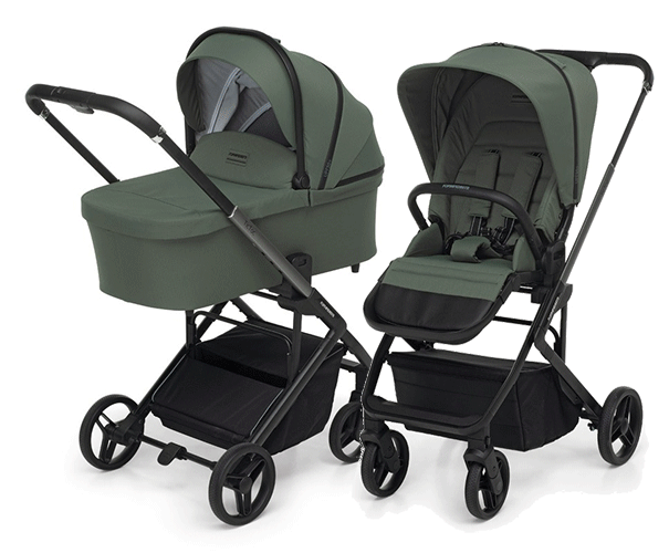 Coche TICTOC 5 pzas. silla, capazo, portabebes, base y silla hasta 12 años