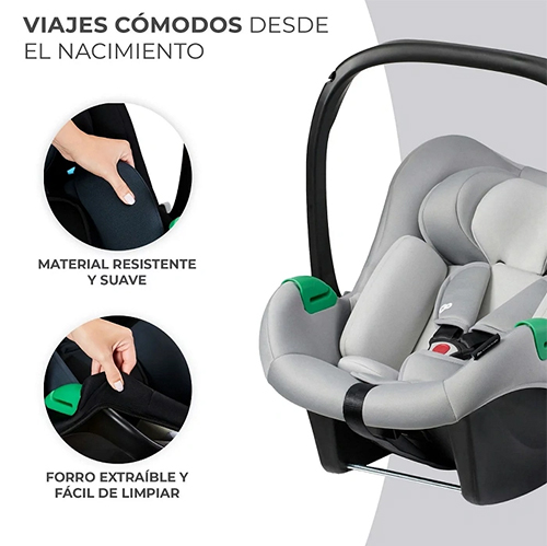 Portabebes MINK PRO con BASE ISOFIX
